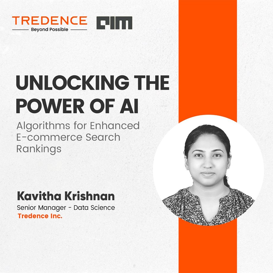 Boost your E-commerce Sales with Advanced Search Ranking Strategies. Kavitha Krishnan, Senior Manager - Data Science delves into the world of search ranking algorithms in this exclusive interview. Read now lnkd.in/dAPfHsss #ai #datascience #ml