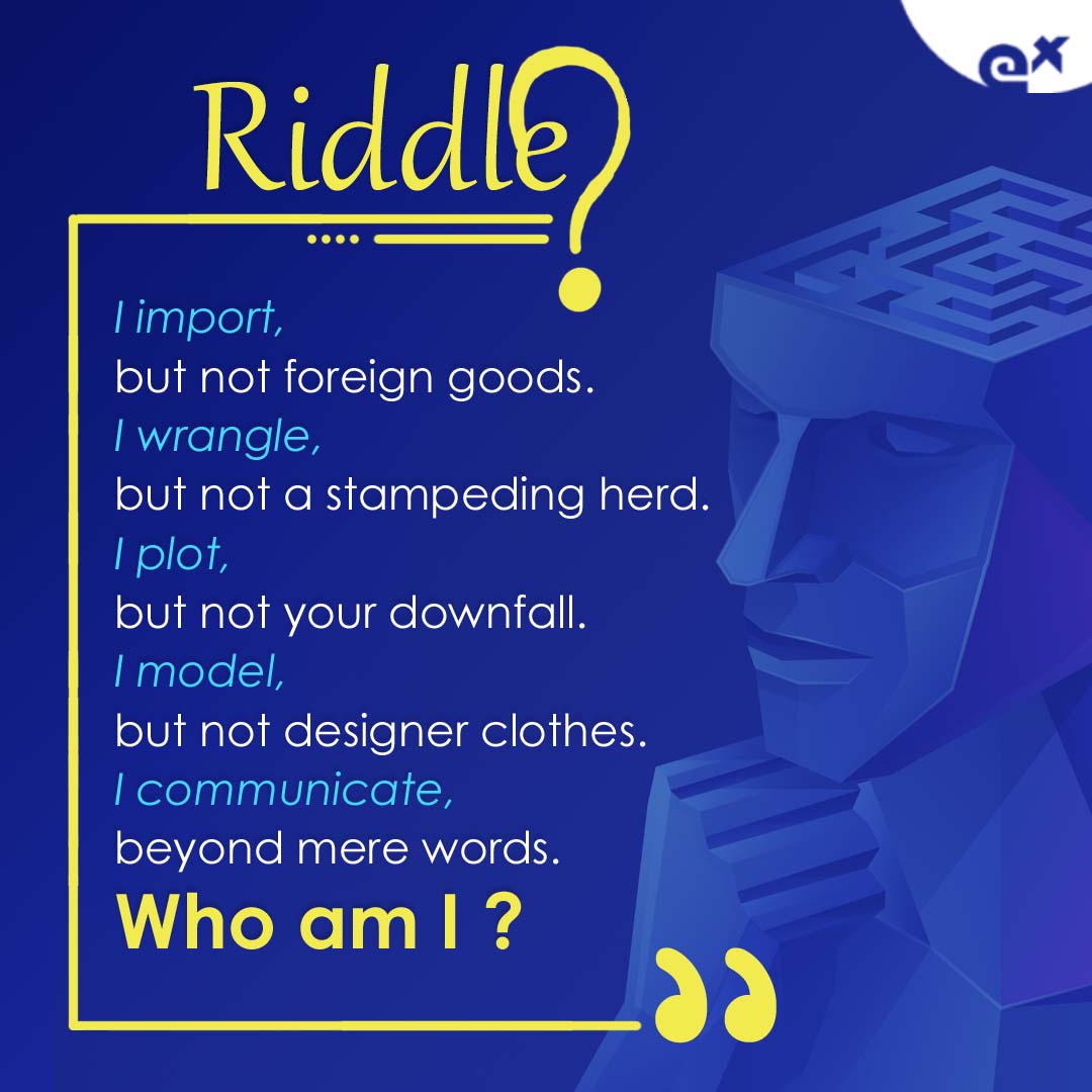 ExcelR_Official's tweet photo. A riddle a day keeps the boredom away!
Calling all master riddle solvers and lovers of brain teasers to put on your thinking caps and join the quest for answers. 

Stay tuned for more engaging posts like this!

#crackthecode #fun #riddlepost #engaging #participation #excelr https://t.co/IplktivlUH