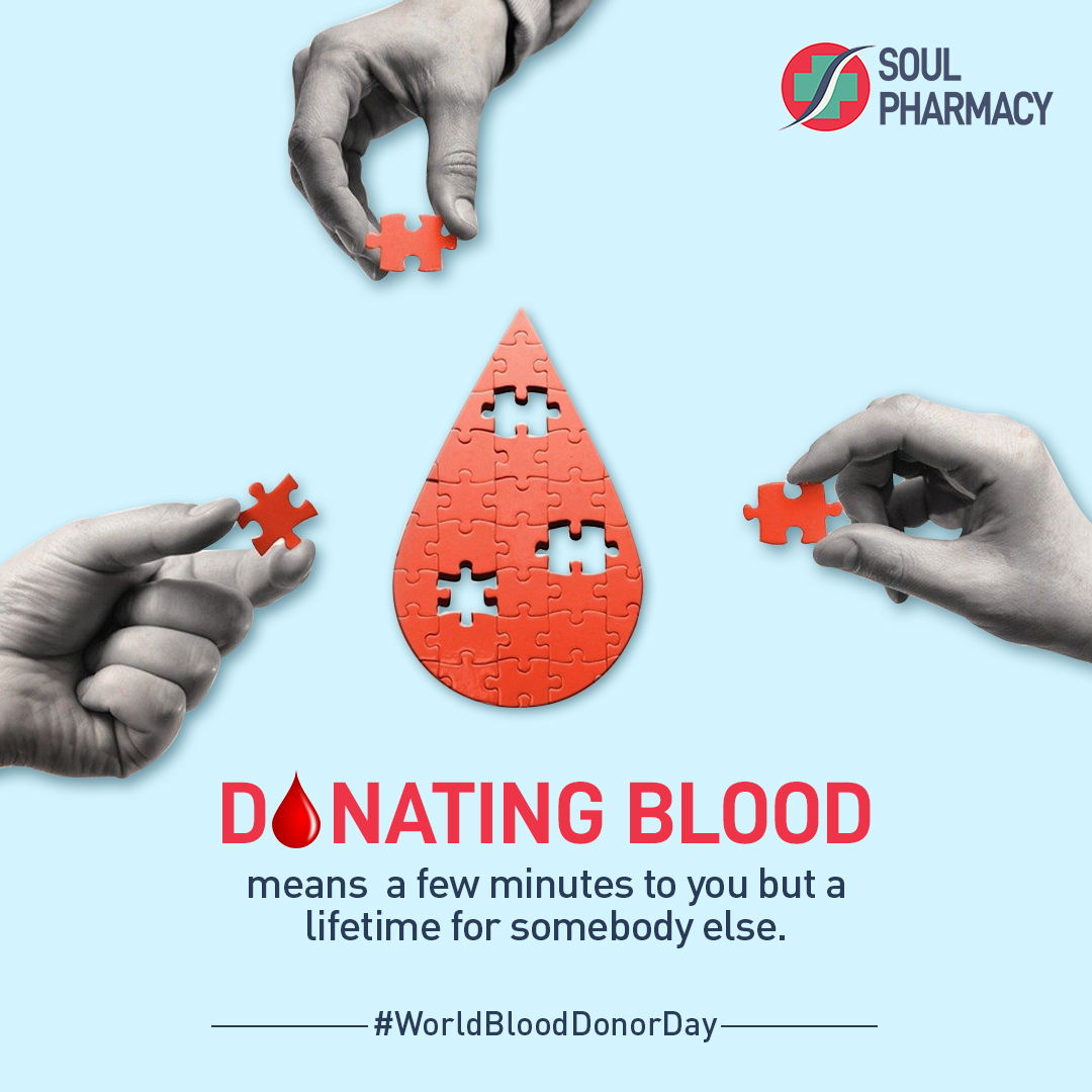 Be a Life Saver, Donate Blood Today! Join the Global Movement on #worldblooddonorday. 💉❤️

#soulpharmacy #pharmacy #pharmacyonline #worldblooddonorday #donateblood #blooddonation #savelives #giveblood #beahero #sharelife #donorcommunity #donatelife #healthcareheroes