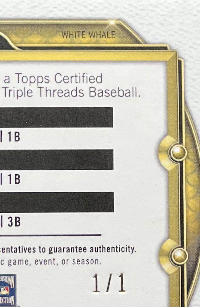 OvertimeRips's tweet photo. White Whale 1/1🤯 @Topps @whitesox #overtimerips https://t.co/MSdZNjoXAu