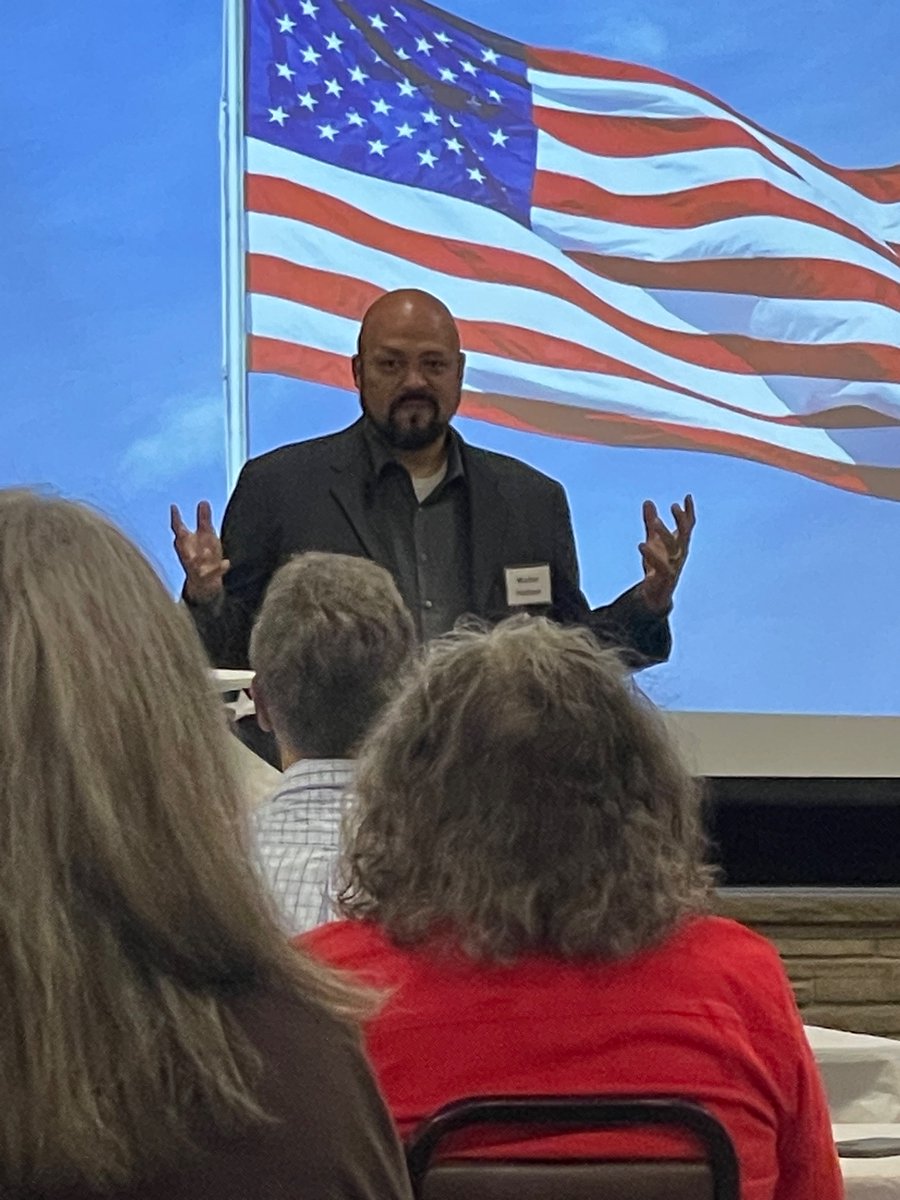 SD50MNGOP's tweet photo. If you have not heard @WalterHudson speak, make every effort to do so. Great message @MNGOPSeniors meeting today. #BeVocal #Fight4America 🇺🇸🇺🇸🇺🇸 https://t.co/Pv7ptpYpsy