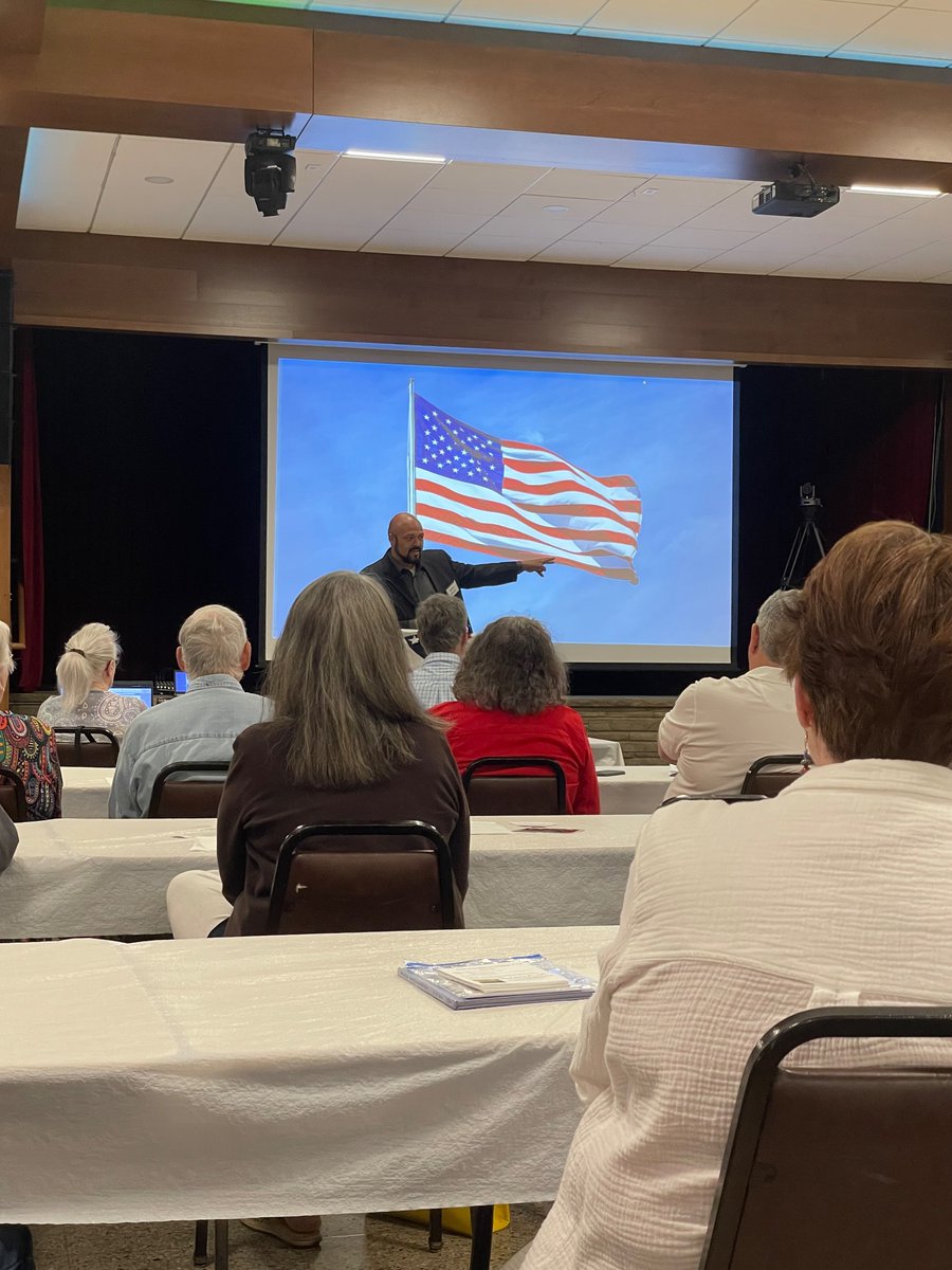 SD50MNGOP's tweet photo. If you have not heard @WalterHudson speak, make every effort to do so. Great message @MNGOPSeniors meeting today. #BeVocal #Fight4America 🇺🇸🇺🇸🇺🇸 https://t.co/Pv7ptpYpsy