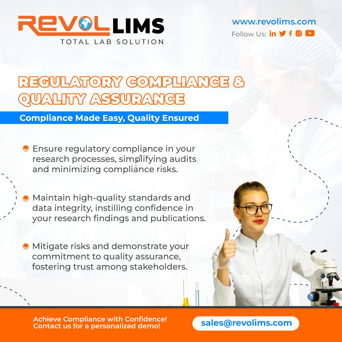 revol_official's tweet image. Upgrade to Revol LIMS and take your research to the next level. 💡 
#revollims #lims #limssoftware #researchdata #researchdatamanagement #scientificresearch #datasilos #research #streamlinedworkflows #experimentation #analysis #technicalanalysis #valuableinsights