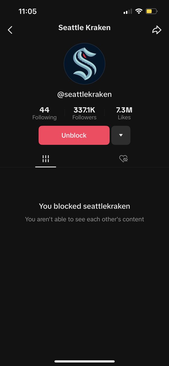 vegas won the cup so i blocked the seattle kraken https://t.co/SNuEXUsLnf