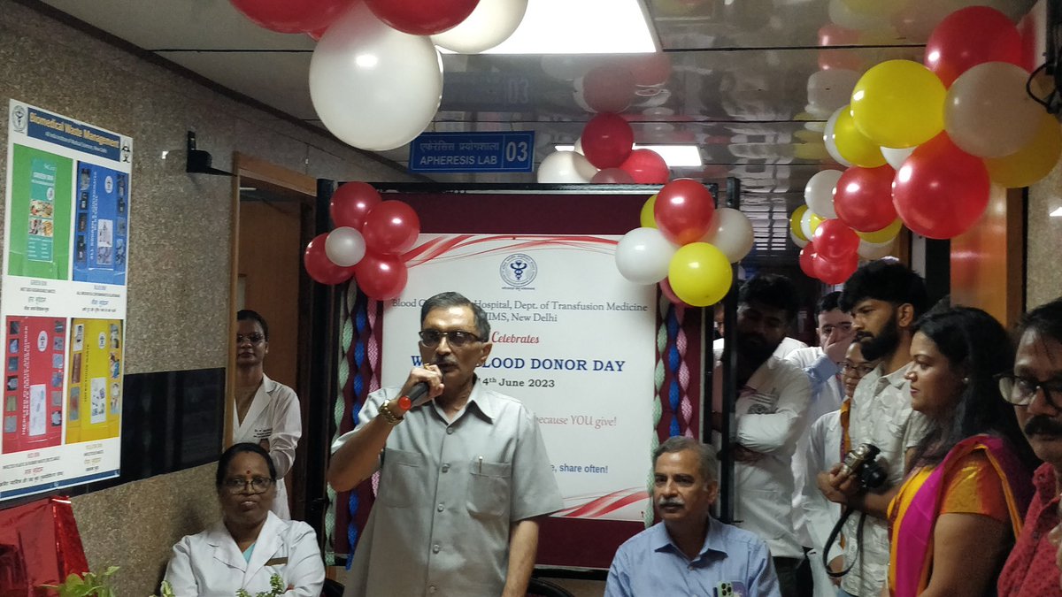 Jasmita (@jasmita_dass) on Twitter photo Urging everyone to donate blood on the World blood donor day. As a Hematopathologist, seeing patients of Hematology many of who require various components to survive, this a one good deed that all of us can do without much effort <a href="/aiims_newdelhi/">AIIMS, New Delhi 🇮🇳</a> Urging everyone to donate blood on the World blood donor day. As a Hematopathologist, seeing patients of Hematology many of who require various components to survive, this a one good deed that all of us can do without much effort <a href="/aiims_newdelhi/">AIIMS, New Delhi 🇮🇳</a>