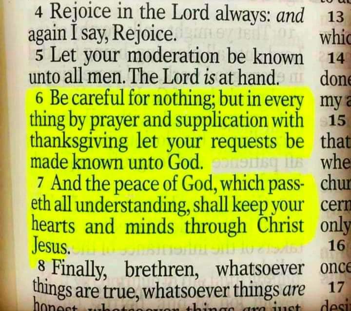Philippians 4:4-7