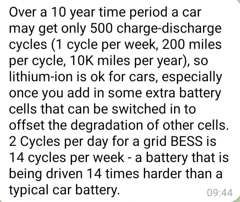 @nickhedley We need to stop approving limited 2 hour storage of lithium grid batteries when 8 hour storage that Vanadium Redox flow batteries offer should be the only choice with no degradation, no fire risk, easy to upscale recyclable♻️ and 25+ year lifespan
#VRFB the green ♻️option!