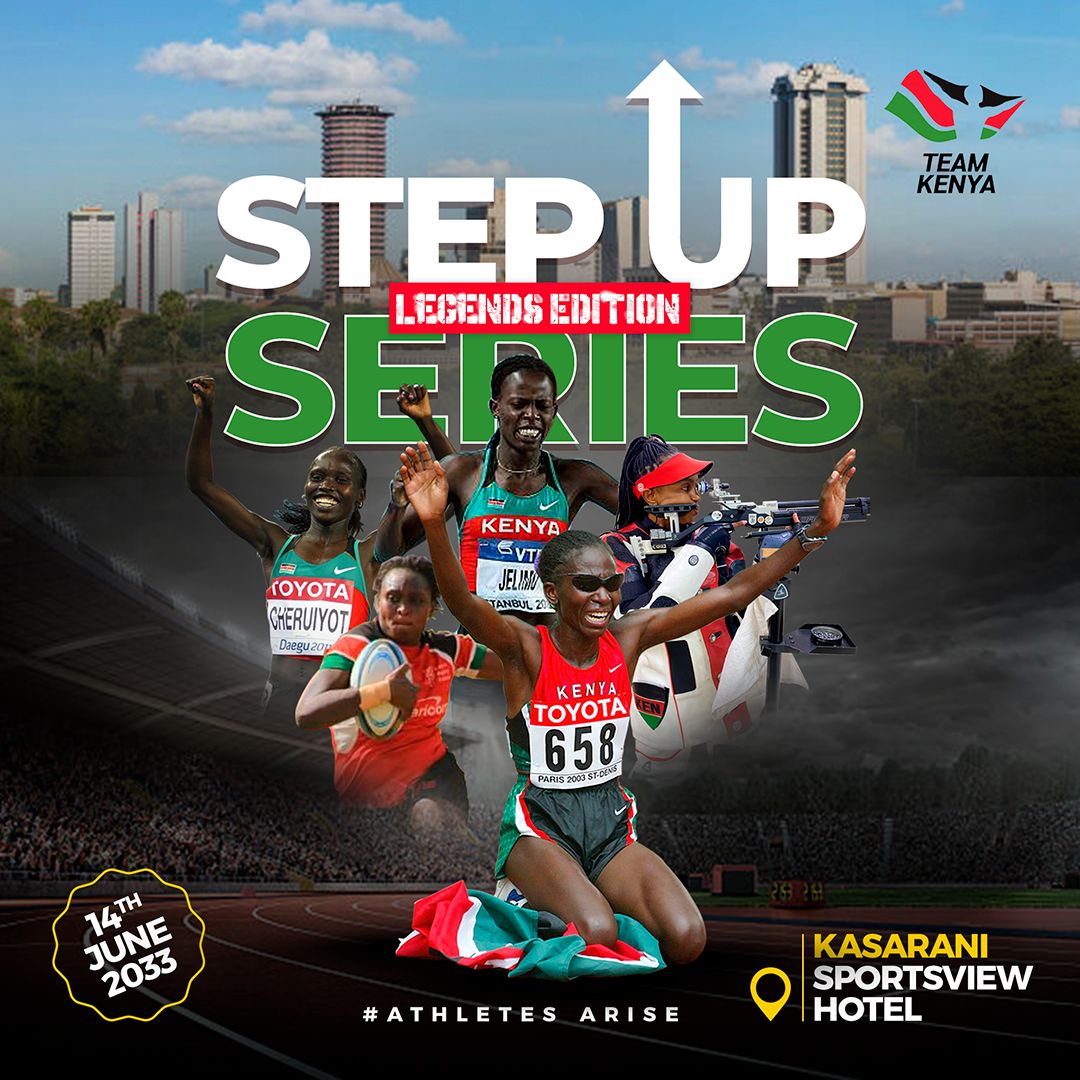 OlympicsKe's tweet image. Welcome to the #Stepupseries 🇰🇪💃🏽

This is the LEGENDS’EDITION.
We get to meet the Women who’ve represented Kenya at the highest level in sports and transitioned into different Careers and positions after.

How can women Step-up into these positions?

#AthletesArise