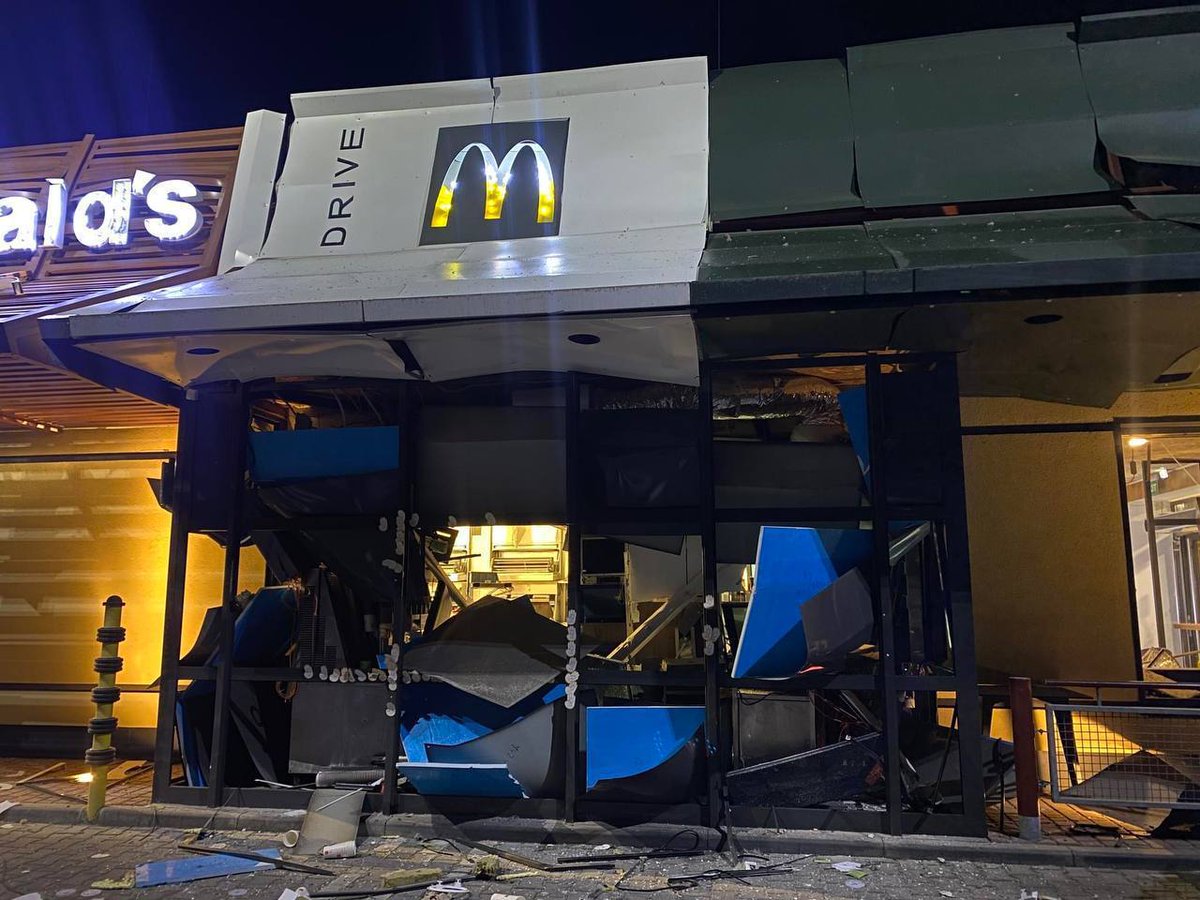 In Odesa, a Russian missile hit McDonald's. They probably thought it was a NATO base