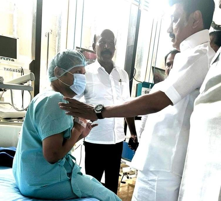 ramaniprabadevi's tweet photo. அமைச்சர் செந்தில் பாலாஜியின் உடல் நலம் குறித்து விசாரித்த முதலமைச்சர் #செந்தில்பாலாஜி #MKStalinGovt #DMKGovt #edrai https://t.co/q92QE0PuL8