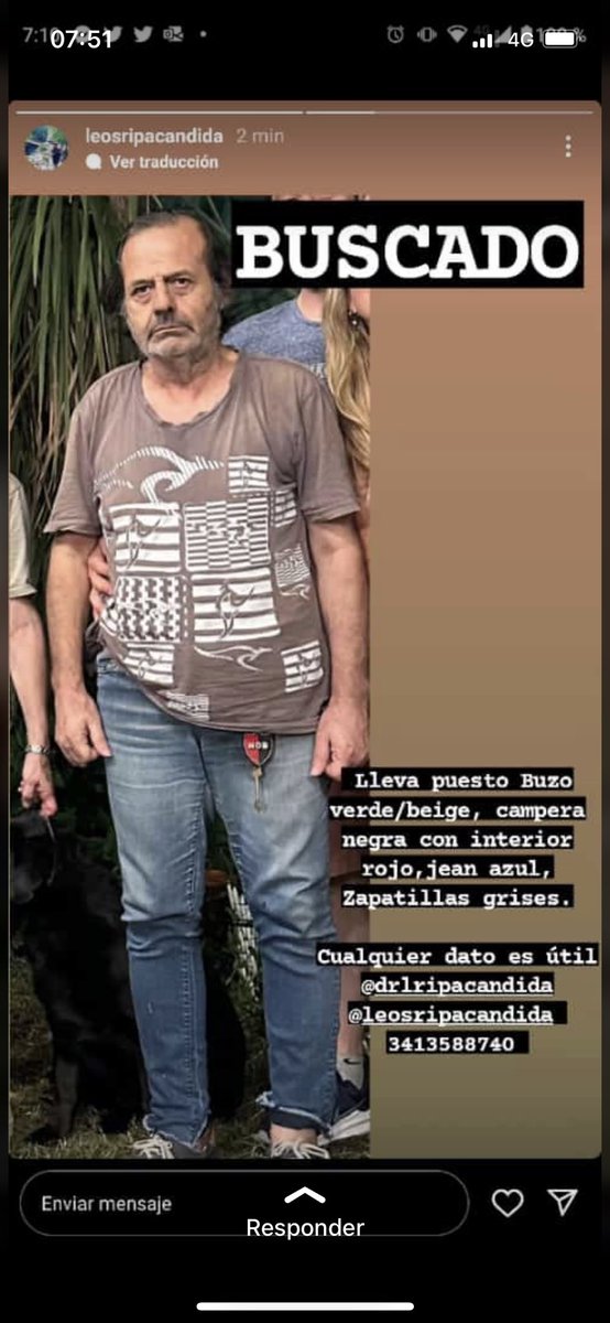 #ROSARIO Es el papá de un amigo, se agradece la difusión. Contacto: 3413588740 o por msj privado aca. Gracias. <a href="/emergenciasAR/">red de emergencias</a> <a href="/RosarioResponde/">Rosario Responde</a> <a href="/CalleDeRosario/">CalleDRosario</a> <a href="/TransitoRosOk/">Tránsito Rosario y más</a> <a href="/TransitoRos/">Tránsito Rosario</a> <a href="/Transito_Ros/">Transito Rosario</a> <a href="/Vfyvinseguridad/">Familiares y Víctimas de la Inseguridad - Rosario</a>