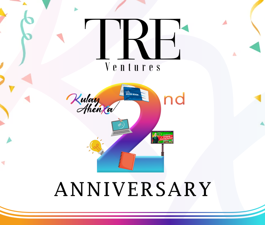 KulayAhenXa's tweet photo. Before the day ends, we want to greet our mother company, TRE Ventures, a happy 2nd anniversary!

To more years of moving more brands with colors!

#KulayAhenXa #KXph #adagency #advertising https://t.co/F4Pqfeb69Z