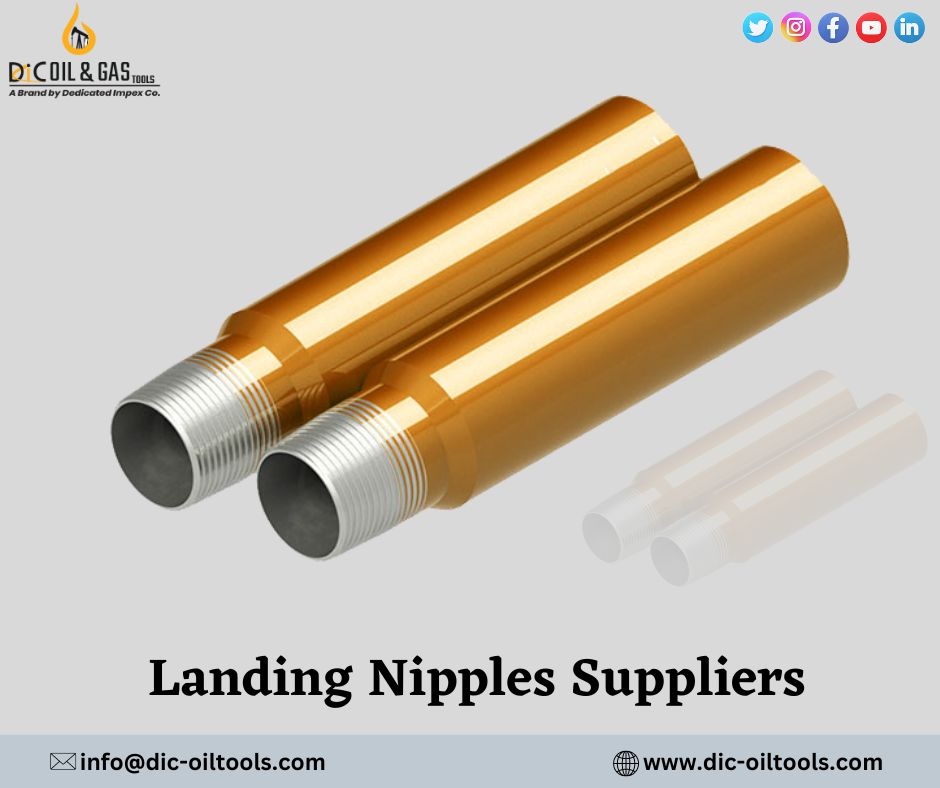 dic_oil_tools's tweet photo. Supplier & Exporter of Landing Nipples.
https://t.co/2w7kMdNxlC
#landingnipple #mflandingnipple #mxlandingnipple #mxnLandingNipple #mrlandingnipple #polishedsealbore #landingnippleoilandgas #landingnipplemanufacturers #landingnipplesuppliers #dicoiltools #dic https://t.co/NFkX58gTqw