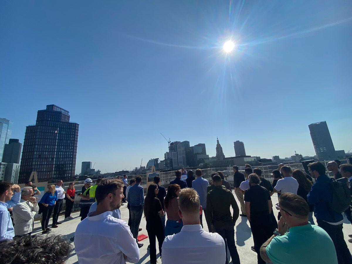 _jmarchitects's tweet photo. Worship Square reaches topping out!

https://t.co/RdDtHWl4KB

#jmarchitects #wearejmarchitects #architecture #design #construction #ToppingOutCeremony #architecture #design #buildingthefuturetogether #LondonArchitecture #Sustainability #EnergyEfficiency #NetZeroBuilding https://t.co/esWKNSWkSn