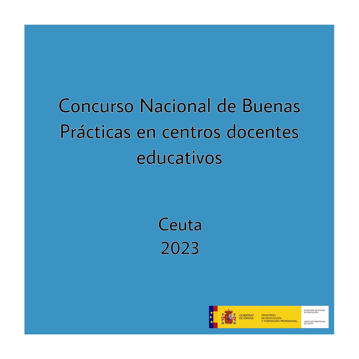 upeceuta's tweet image. Se convoca el Concurso Nacional de Buenas Prácticas en centros docentes educativos que impartan enseñanzas no universitarias del sistema educativo español corre spondie nte al año 2023. 

Info. ➡️: boe.es/boe/dias/2023/…

#MEFP #DPCeuta #UPE #2023 #buenasprácticas