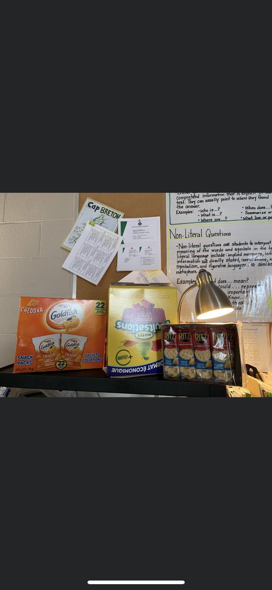 PickupMrs's tweet photo. Classroom is all stocked up for another few weeks. #nochildshouldbehungryatschool #fullbelliesequalsactivebrains https://t.co/M8supze9Eo