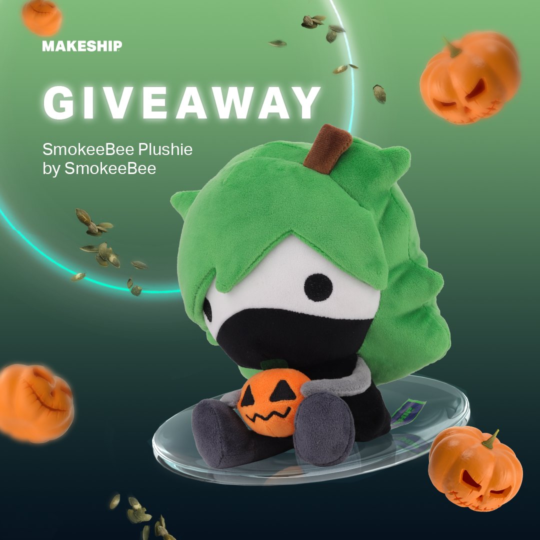Smokee_Bee's tweet photo. YOOO I'm working with Makeship to give away 2 free Smokee plushies! If you want a chance to get one, just do these steps!

1. Follow @Makeship and myself
2. Retweet this post

It's literally that easy bro. 

GIVEAWAY ENDS JUNE 16th AT 2pm ET!! https://t.co/ERY9Fkem1W