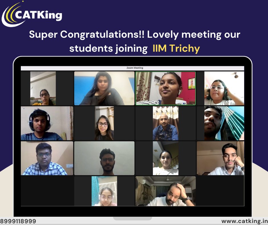 🎉🎓 Super #Congratulations to our Incredible Students on their Admission to the #Prestigious #IIMTrichy! 🎉🎓 Their hard work, dedication, and perseverance have paid off, and they are now part of an esteemed institution that fosters excellence in management #education.