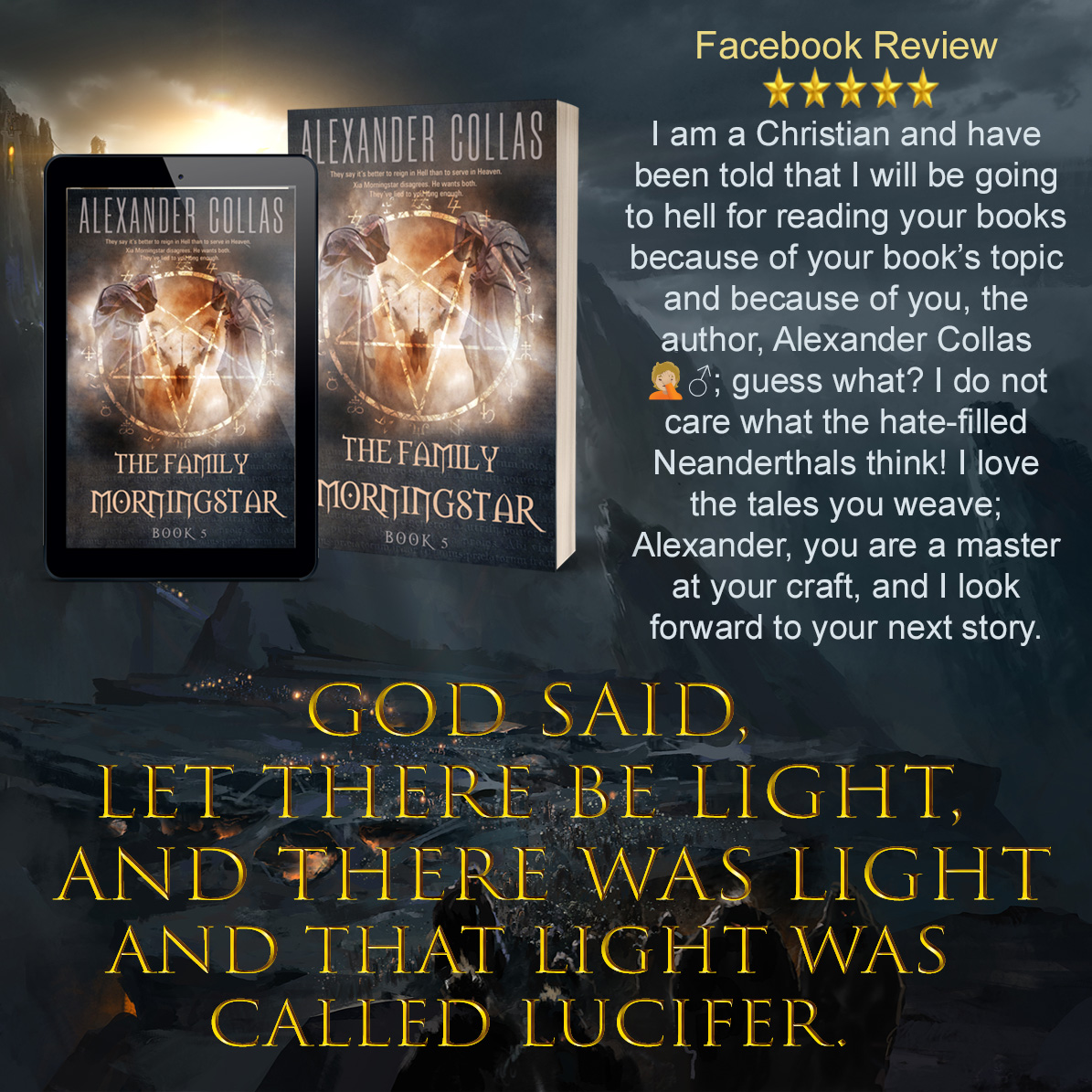 I love this review and thank you to all the readers who take the time to leave reviews. They mean a lot.  #ShamelessSelfpromoWednesday #booklovers #WritingCommunity #SATANIC #readerscommunity