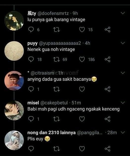 nocontextreceh's tweet image. KUMPULAN TXT RECEH REPLY WARGA TWITTER

a thread