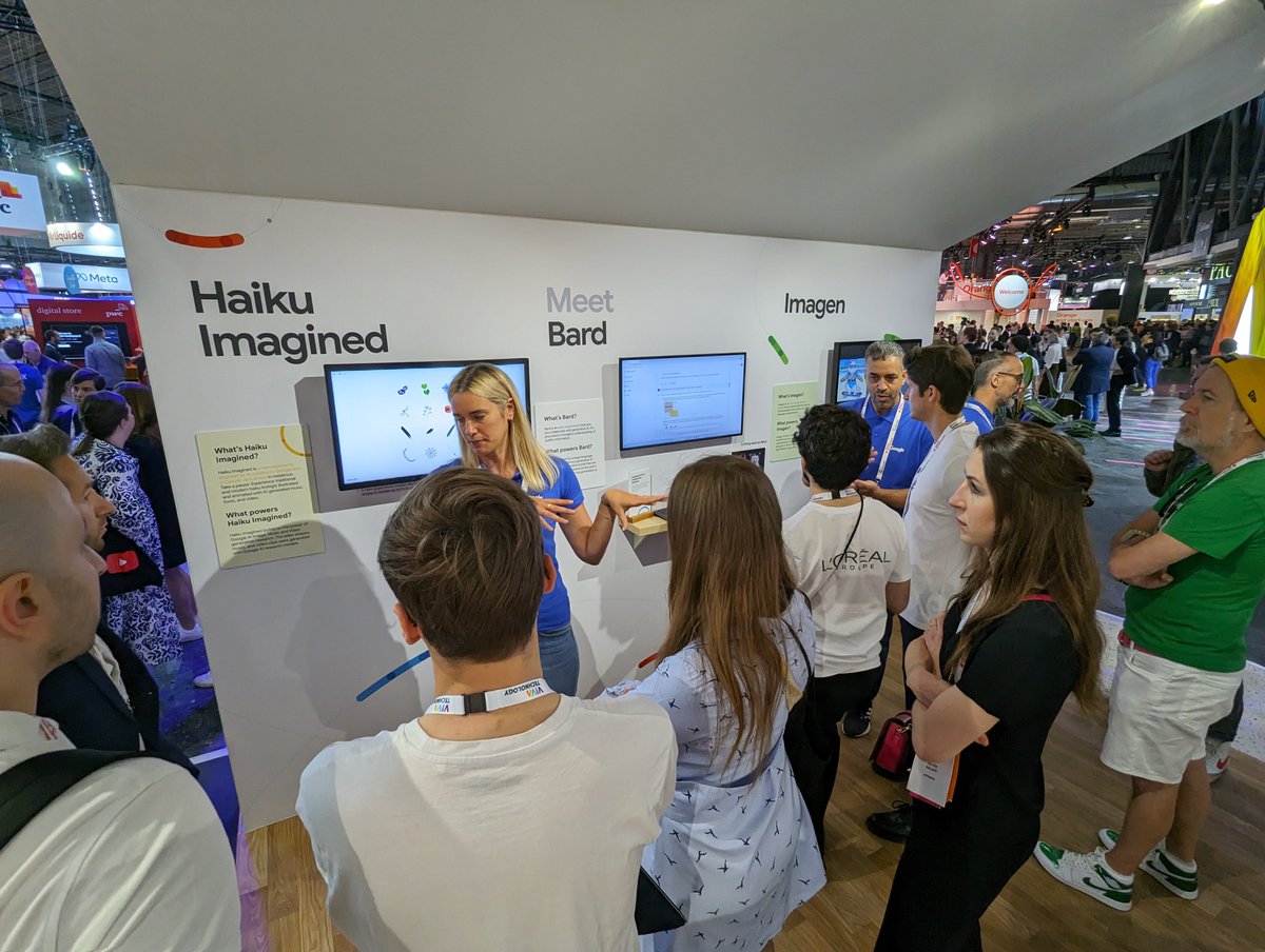 C'est parti pour #Vivatech  !🚀 📷 Avec les équipes de <a href="/GoogleEnFrance/">Google en France</a>, découvrez comment nous innovons pour rendre l'#IA toujours plus utile : 📷 aux organisations 📷 à la société dans son ensemble  Rendez-vous stand E11 !🫂