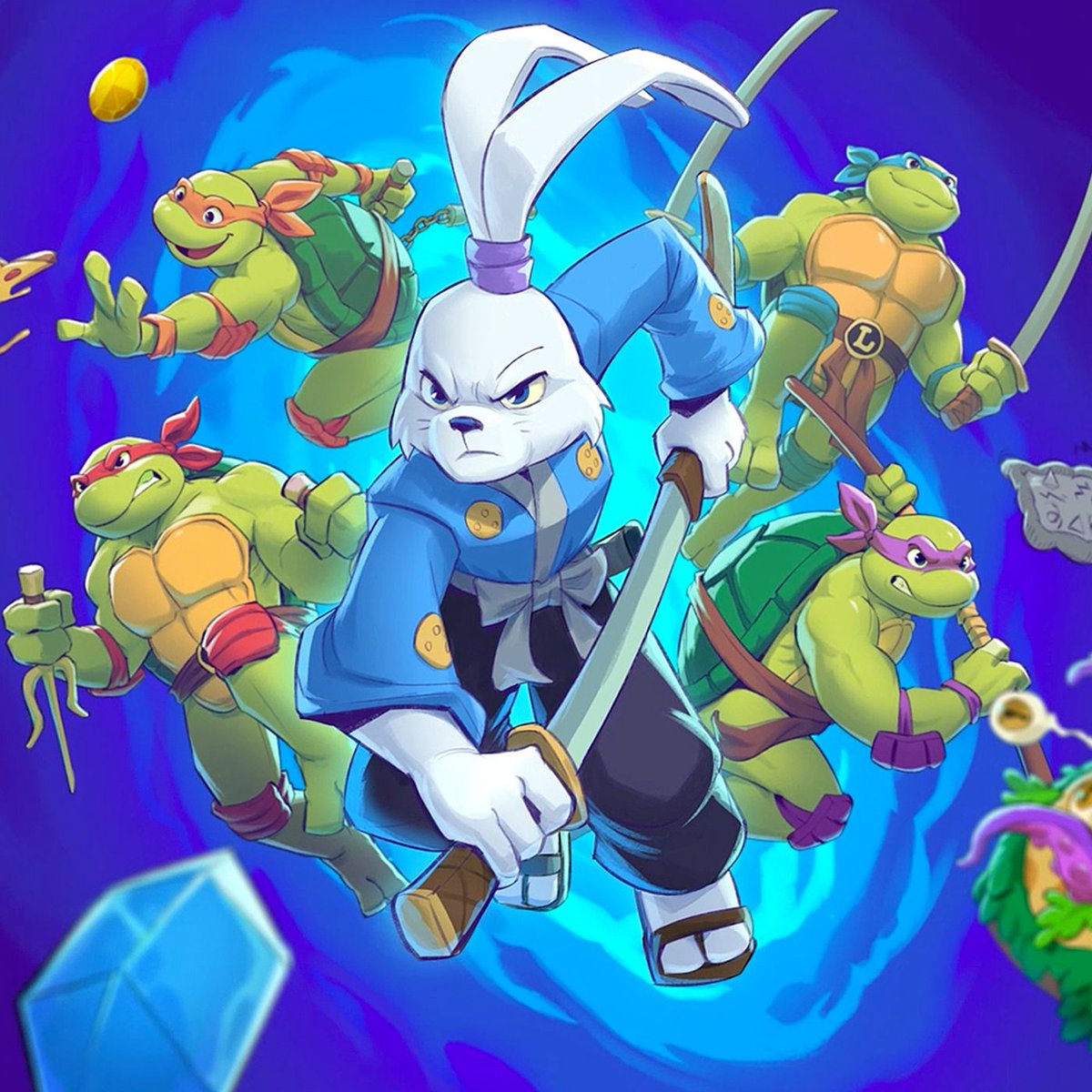 '#TMNT: #ShreddersRevenge' will be getting the #DimensionShellshock #DLC, which will introduce #StanSakai's #UsagiYojimbo (among others) as a playable character!
👉 tinyurl.com/2ew7weyd

#NinjaTurtles #MasterSplinter #AprilOneil