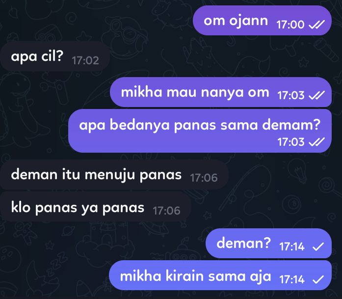 google versi mikha, kalo kalian?