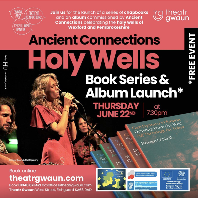 Join us for the launch of Holy Wells album and books next Thursday! 📚🎤 We will be celebrating a new series of chapbooks and an album celebrating the holy wells of Wexford and Pembrokeshire For the latest news and events on pilgrimage, follow ➡️@wexpempilgrim