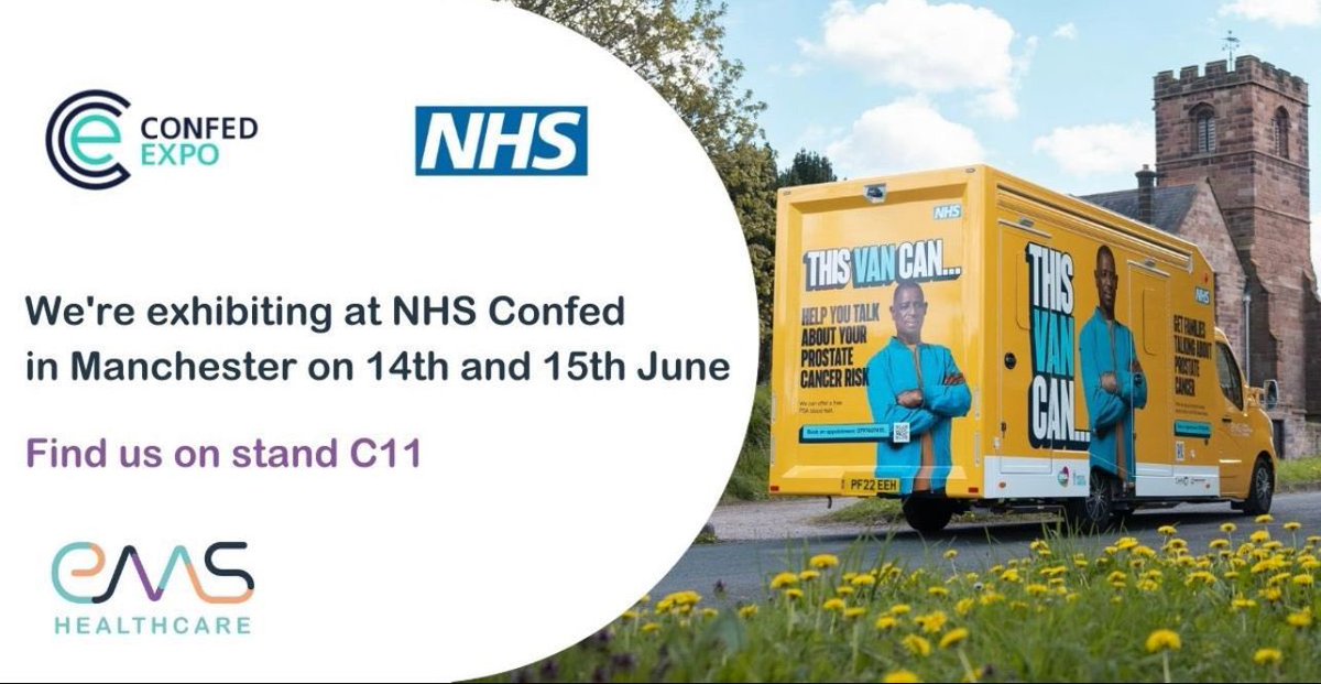 Looking forward to joining the rest of the @EMSHealthcare team at #NHSConfedExpo tomorrow! Pop over and say 👋🏼 at stand C11.