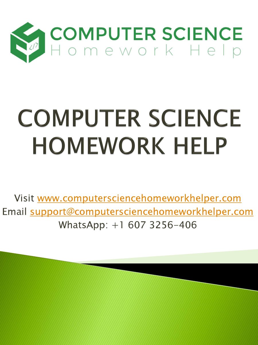 C_sciencehelp's tweet image. Struggling with computer science homework in the USA? Don&apos;t worry! Discover reliable and efficient computersciencehomeworkhelper.com for your academic sucess! Find how our expert help with your homework.
#ComputerScienceHomeworkHelper #CSHomeworkHelper #homeworkhelp #academic #university