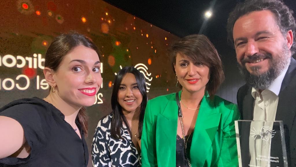 WS_Spain's tweet photo. Ayer fuimos galardonados, junto a @IBM_ES , por la campaña Plataforma Tierra en los Premios @dircom_spain Ramón del Corral 2023 🏆

¡Enhorabuena a todo el equipo por este reconocimiento al compromiso ambiental! 👏 https://t.co/LjfKgYGEpb