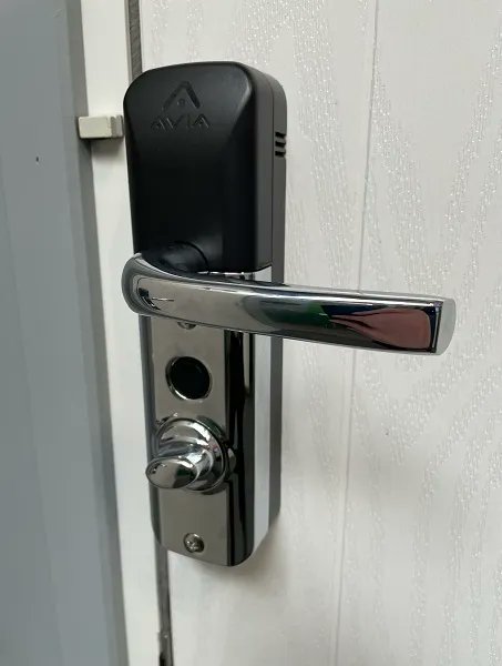 PoliceCPI's tweet photo. SBD member company @mightonproducts showcased its Avia Secure Smart Lock at the prestigious #FITShow.
It has achieved SBD’s #SecureConnectedDevice accreditation, having the required standard for both physical & #cybersecurity attributes.
Full story - https://t.co/rXLMjafvfD https://t.co/Zij893IdIO