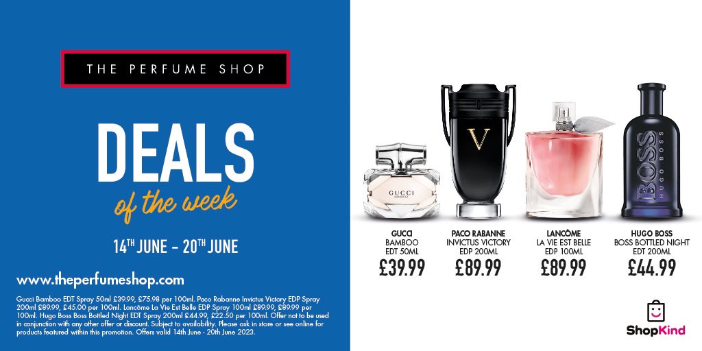 🤩A bunch of deals that can’t be missed!! 🤩
Don’t miss out- visit us in store today! #tpssc #theperfumeshop #fathersday2023