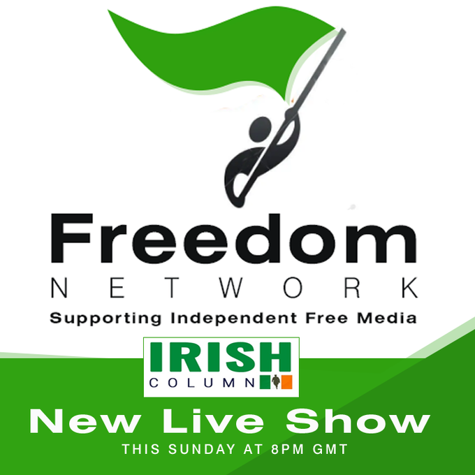 Same time again live this Sunday at 8pm  

★ Broadcasting Live Similtanously on 8 Platforms 

✅ Real #Irish Issues + Guests

#Irelandisfull #IrelandBelongsToTheIrish #Ireland #irishnews #irelandnews #dublin #galway #cork #limerick #Waterford
