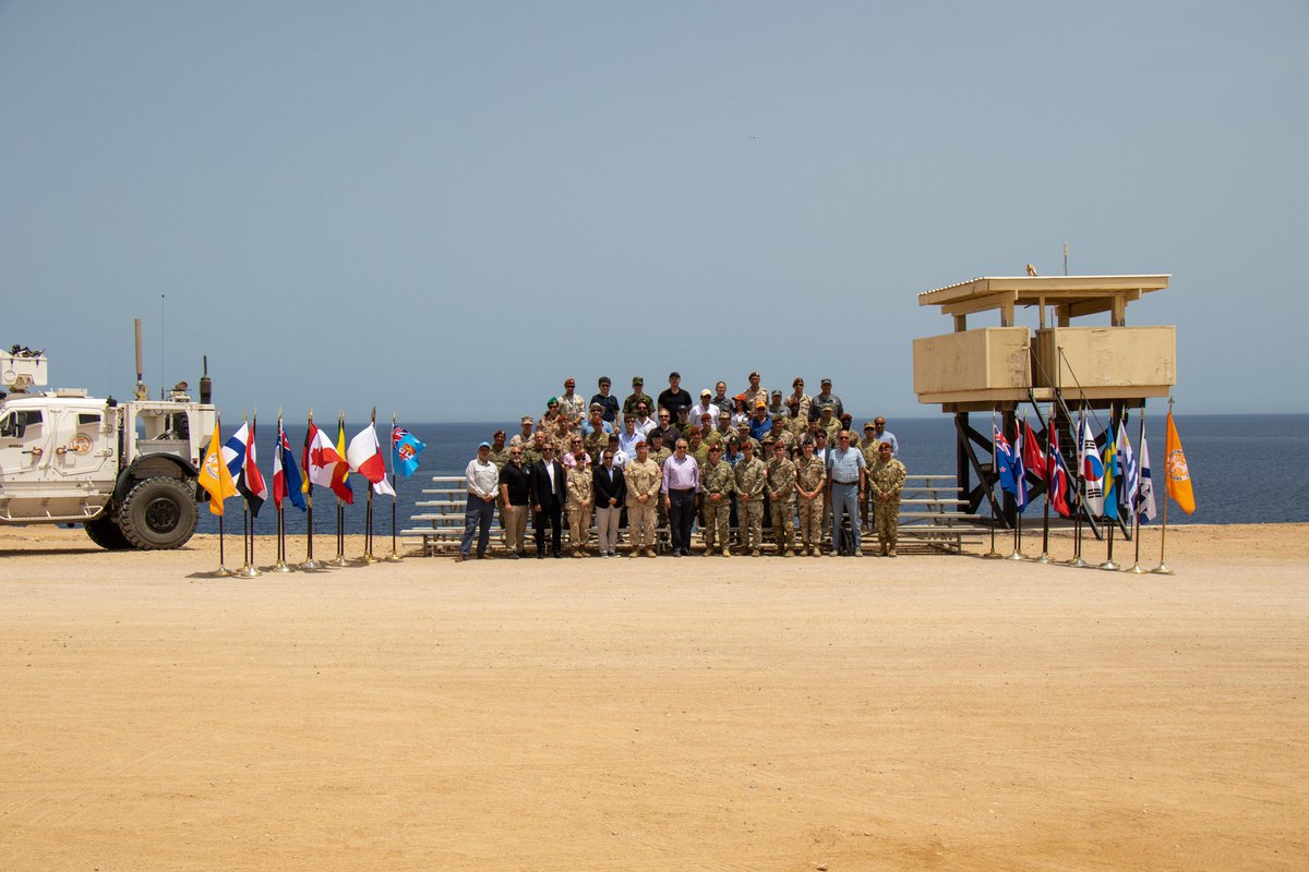 Joint Operations Command (@hqjoc) on Twitter photo #OurPeople deployed to <a href="/MFOsinai/">Multinational Force </a> had the pleasure of hosting Force Commander MAJGEN Kolar and other VIPs during a visit to the MFO South Camp in Sinai, Egypt recently
#OpMazurka #OurPeople deployed to <a href="/MFOsinai/">Multinational Force </a> had the pleasure of hosting Force Commander MAJGEN Kolar and other VIPs during a visit to the MFO South Camp in Sinai, Egypt recently
#OpMazurka