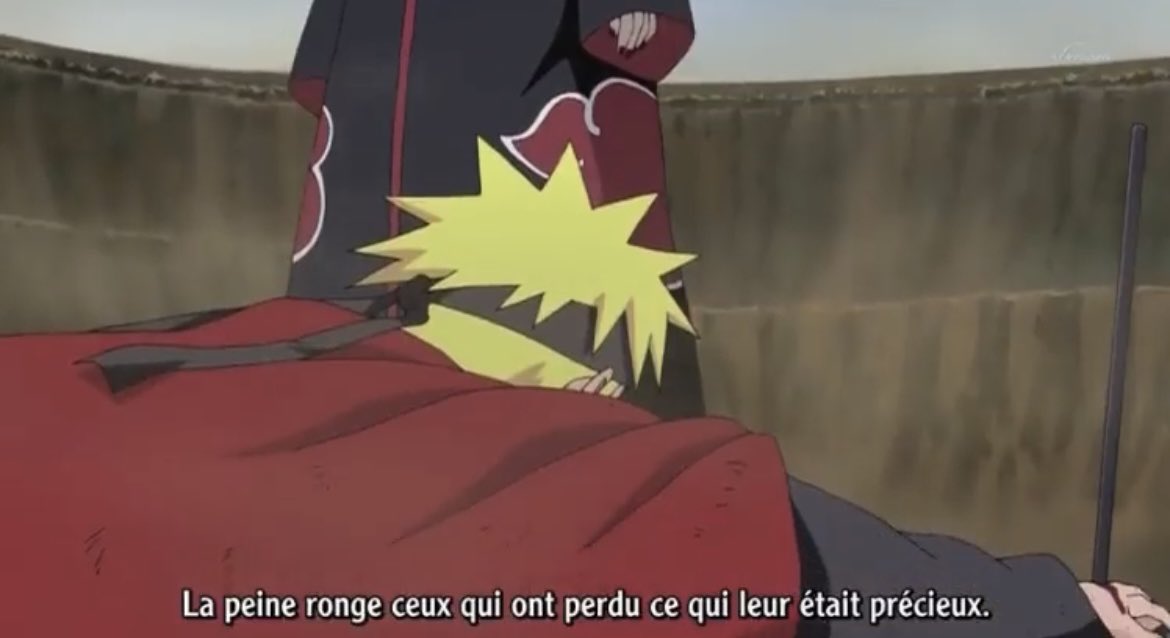 _NAATSUU's tweet image. Le classique que j’aurais lâché sur le sujet de philosophie "Vouloir la paix, est-ce vouloir la justice ?". Discours de Pain face à Naruto en bombe sur la copie mdrrr.