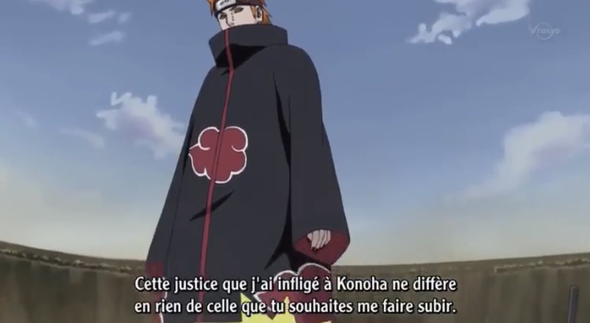 _NAATSUU's tweet image. Le classique que j’aurais lâché sur le sujet de philosophie "Vouloir la paix, est-ce vouloir la justice ?". Discours de Pain face à Naruto en bombe sur la copie mdrrr.
