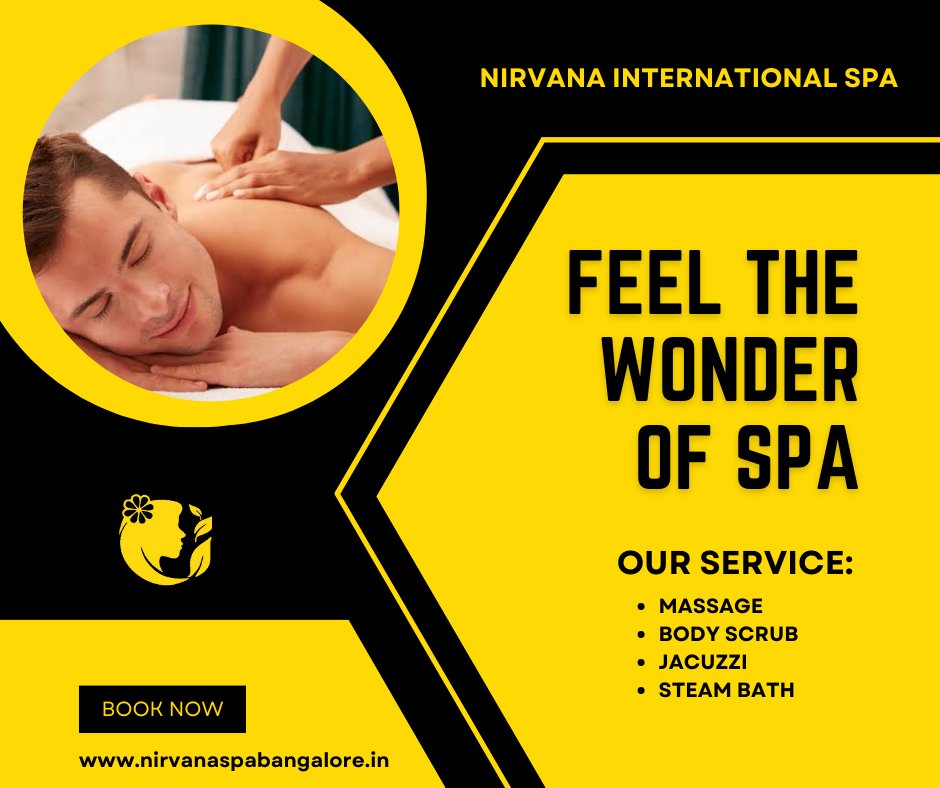 Treat your body and mind with wonderful spa treatments in Bangalore - Nirvana International Spa
nirvanaspabangalore.in

Call: +91 78294 80444

#spainbangalore #massageformen #massageforwomen #couplemassage #bodymassagespa #thaispa #internationalspa #bestspacenter #bodymassagespa