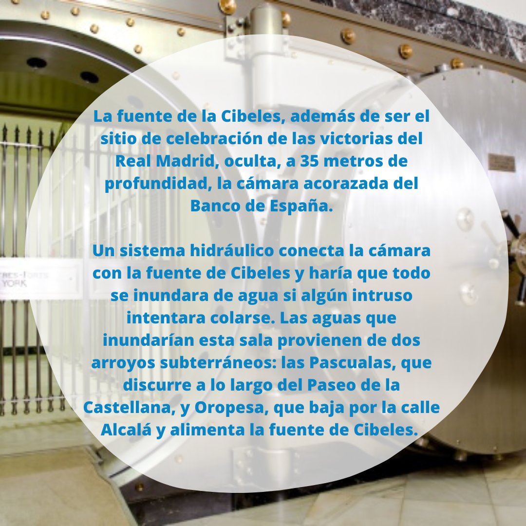RTTaxi's tweet image. ¿Sabes qué secreto une a La Cibeles y al Banco de España? 👉 🌊  #cibeles #bancodeespaña #madrid #madrid #taxi #radiotelefonotaxi