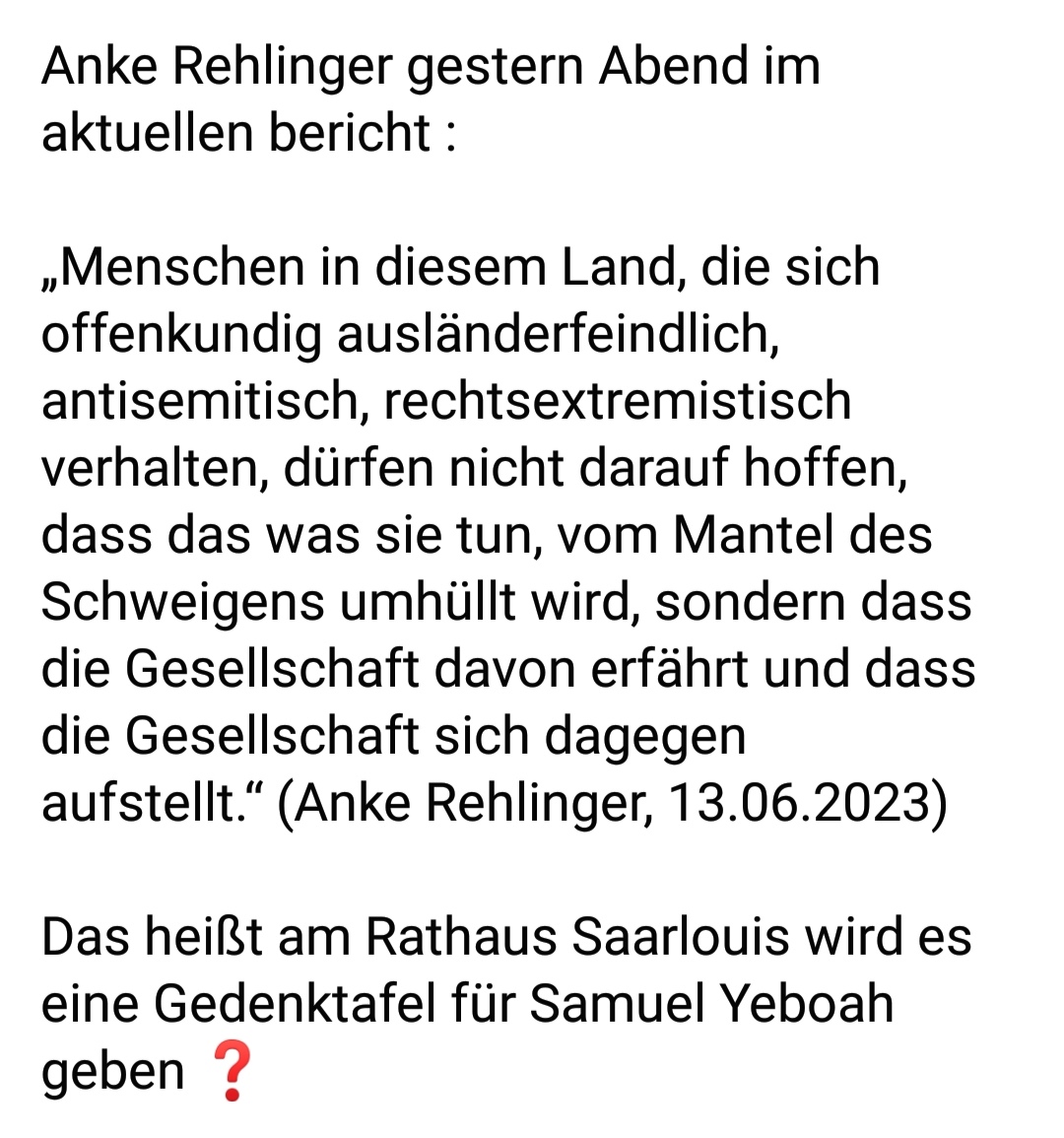 #SamuelYeboah
#AnkeRehlinger
#PeterDemmer
#Deutschland
#Saarland 
#Saarlouis
#Fraulautern
#RathausSaarlouis