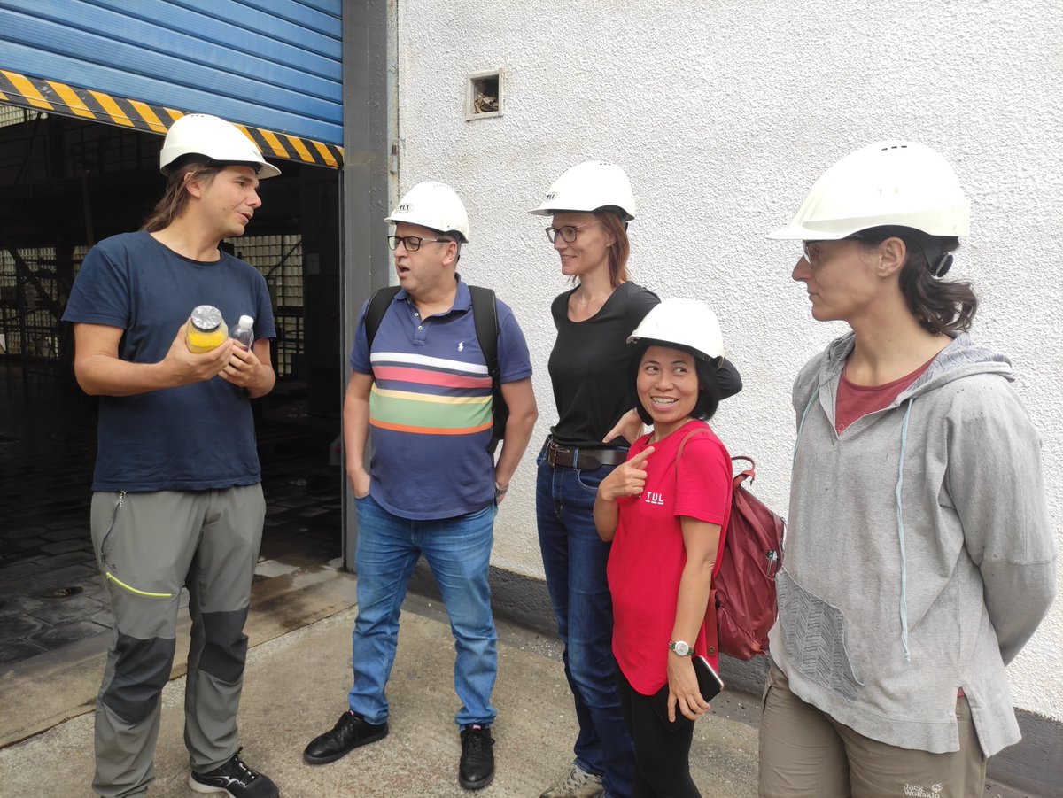 Yesterday our experts Alena Ševců, Martin Palušák, Veronika Hlavackova, Nhung H.A. Nguyen and Mohamed Merroun were exploring one of the selected mining site, the DIAMO facilities in Stráž pod Ralskem. surri.eu