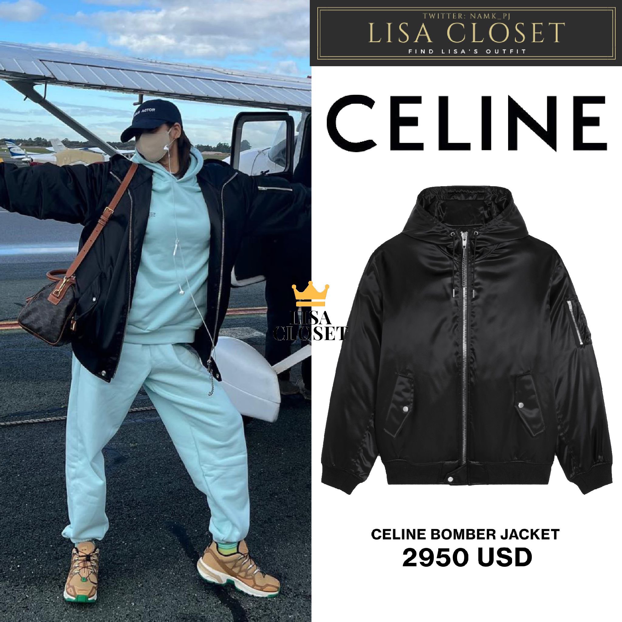 【未使用】LILI'S TEAM LALISA TEAM JACKETジャケット BLACKPINK | [LALISA] TEAM JACKET