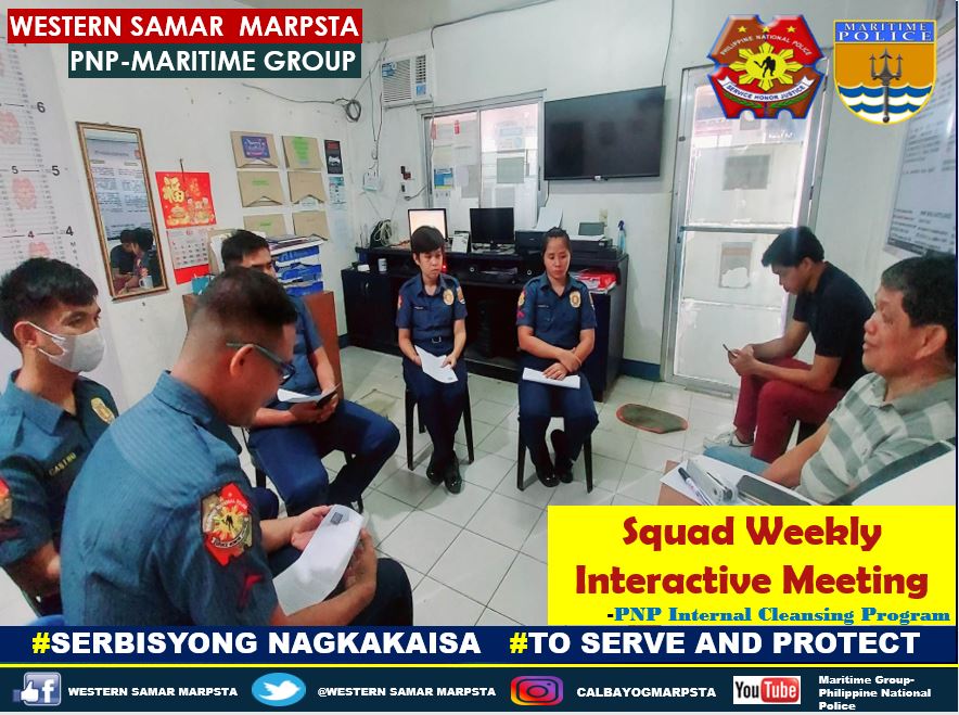 802ndmarpsta's tweet photo. IN PHOTOS || SQUAD WEEKLY INTERACTIVE MEETING (SWIM)
-PNP Internal Cleansing Program
 with the verse: Proverbs 8:14-17 
#SerbisyongNagkakaisa
#ToServeandProtect https://t.co/KwuyRcxC49