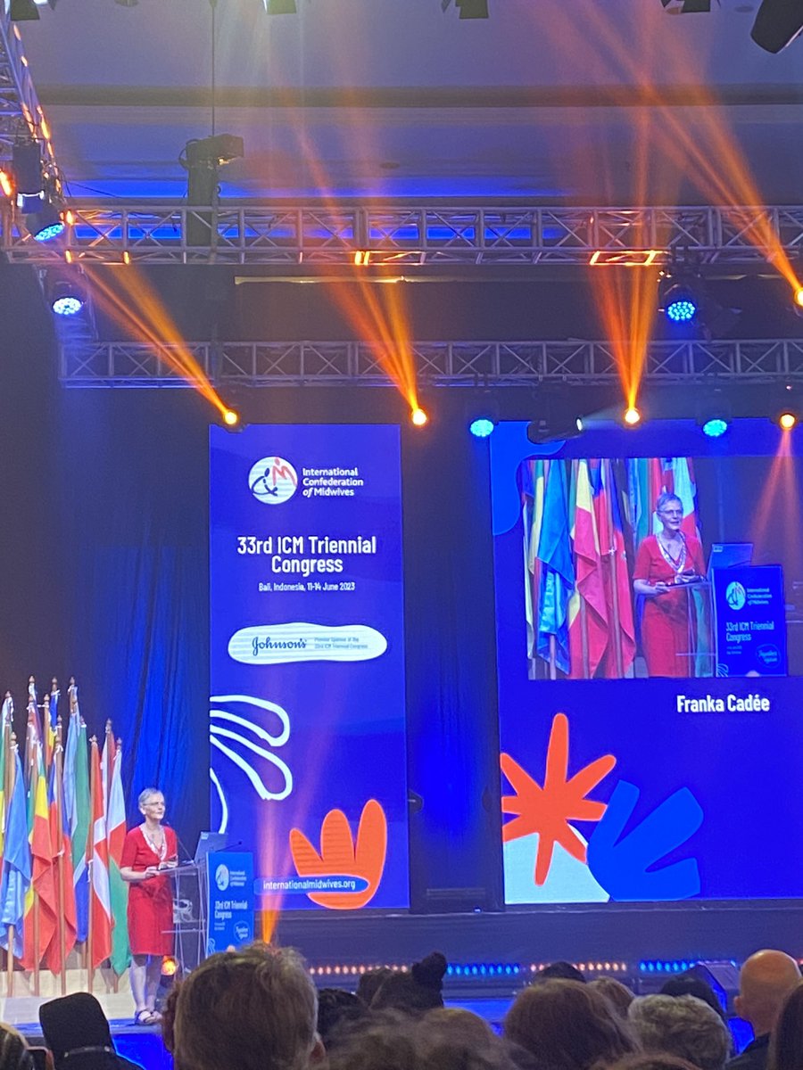 “Let’s move #midwifery forward together. We CAN do it, because we HAVE BEEN doing it.”

— @FrankaCadee, in her final address as ICM President at #ICM2023 closing ceremony #MidwivesInBali