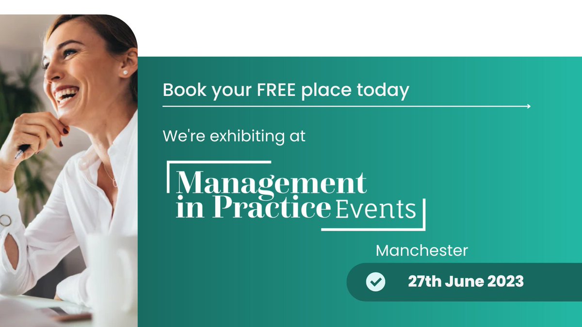 Join us at @GPpracticeMGMT Manchester on 27th June!

This free conference designed specifically for #PracticeManagers and #GPPartners and those involved in running federations, PCNs and other primary care medical services.

Book here 💬 bit.ly/3CtP1aY

#ThinkHealthcare