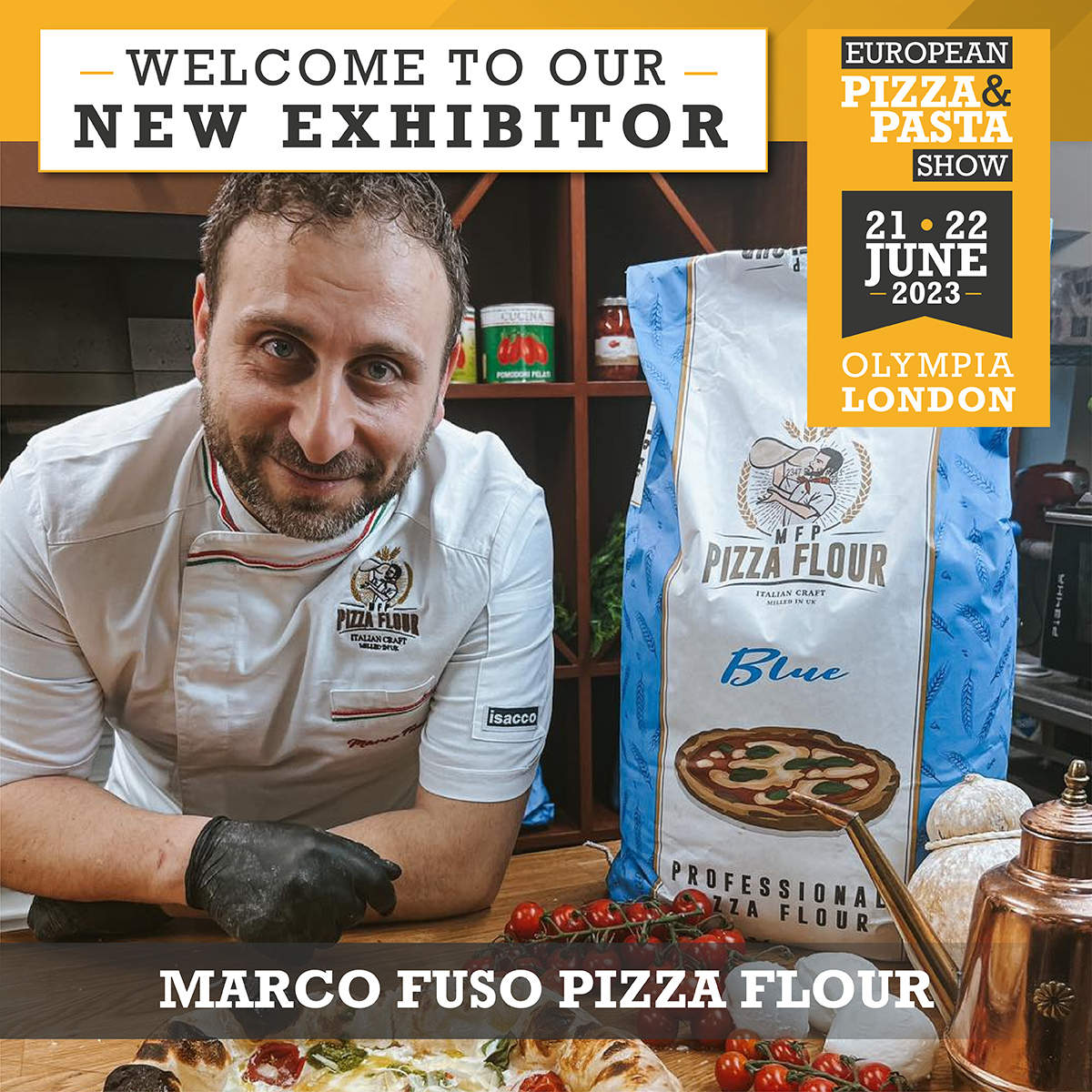 pizzapastashow.com
We are delighted to welcome MARCO FUSO PIZZA FLOUR as an exhibitor at the European Pizza &amp; Pasta Show, 21-22 June 2023, Olympia London. Don't miss it - register today. bellavita-2023-visitor.reg.buzz/epps23