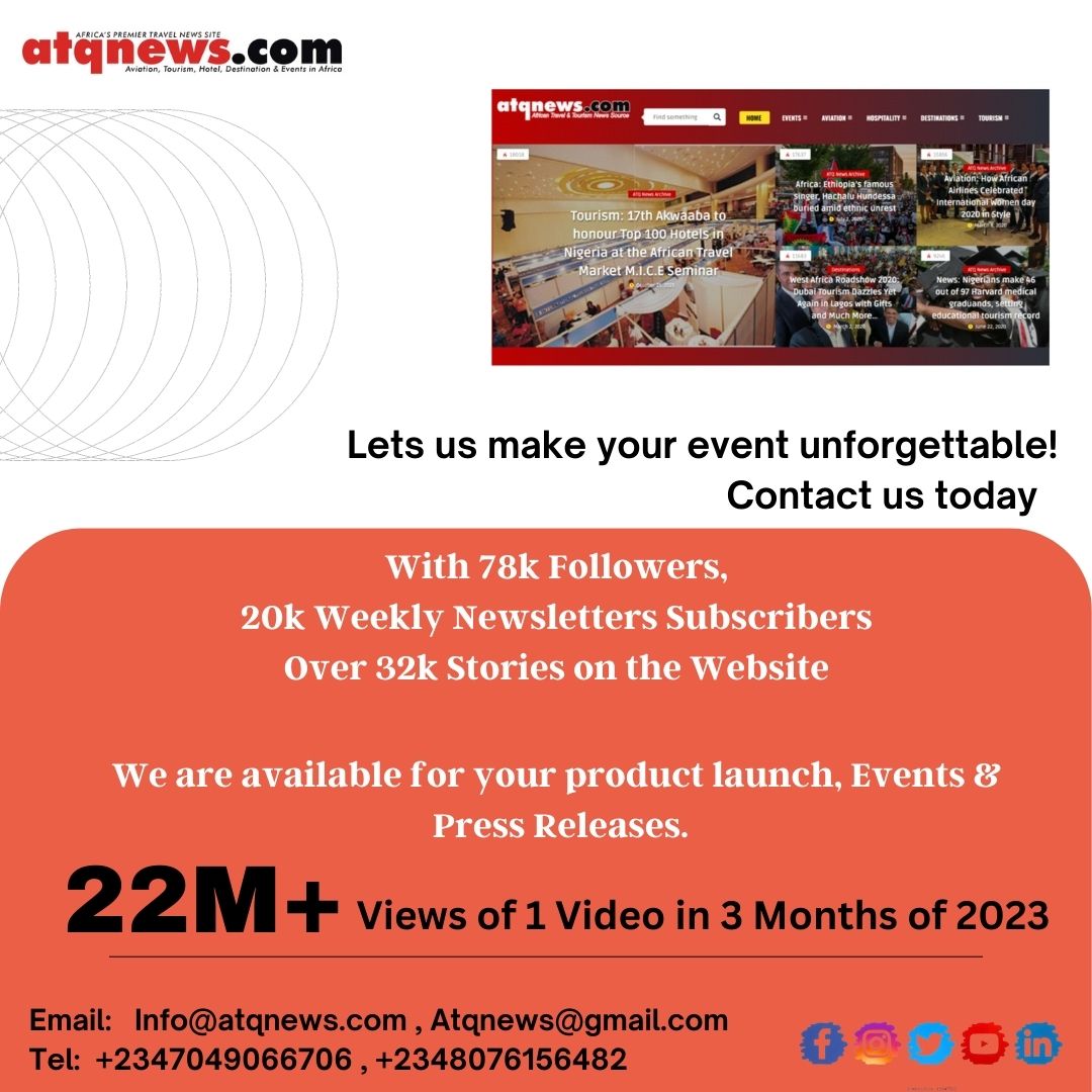 atqnews's tweet photo. Contact us today and let's make your event an unforgettable experience
#eventscoverage
#tourism #aviation #hospitality https://t.co/R6vR4lkO8C