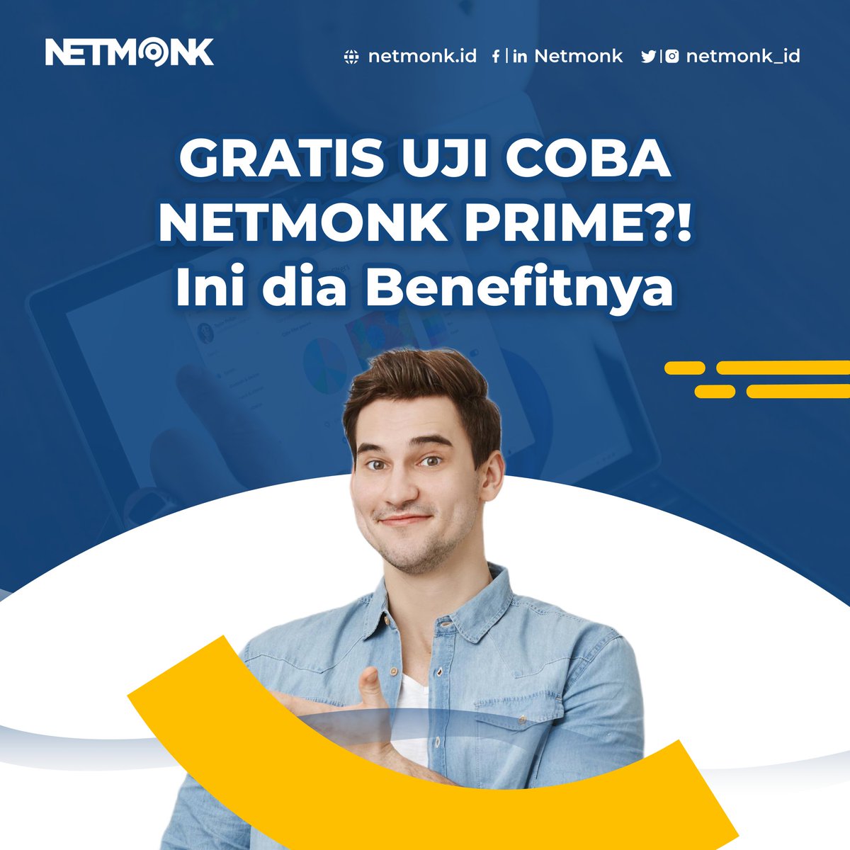 netmonk_id's tweet image. Halo Sobat Netmonk! Ada kabar baik nih buat kamu! Kamu bisa langsung mencoba Netmonk Prime, lho! Jangan sampai melewatkan kesempatan ini untuk mempermudah bisnismu ya.
Kunjungi sekarang di Netmonk.id/free-trial atau klik link di bio kita. Yuk coba sekarang! 💪😊