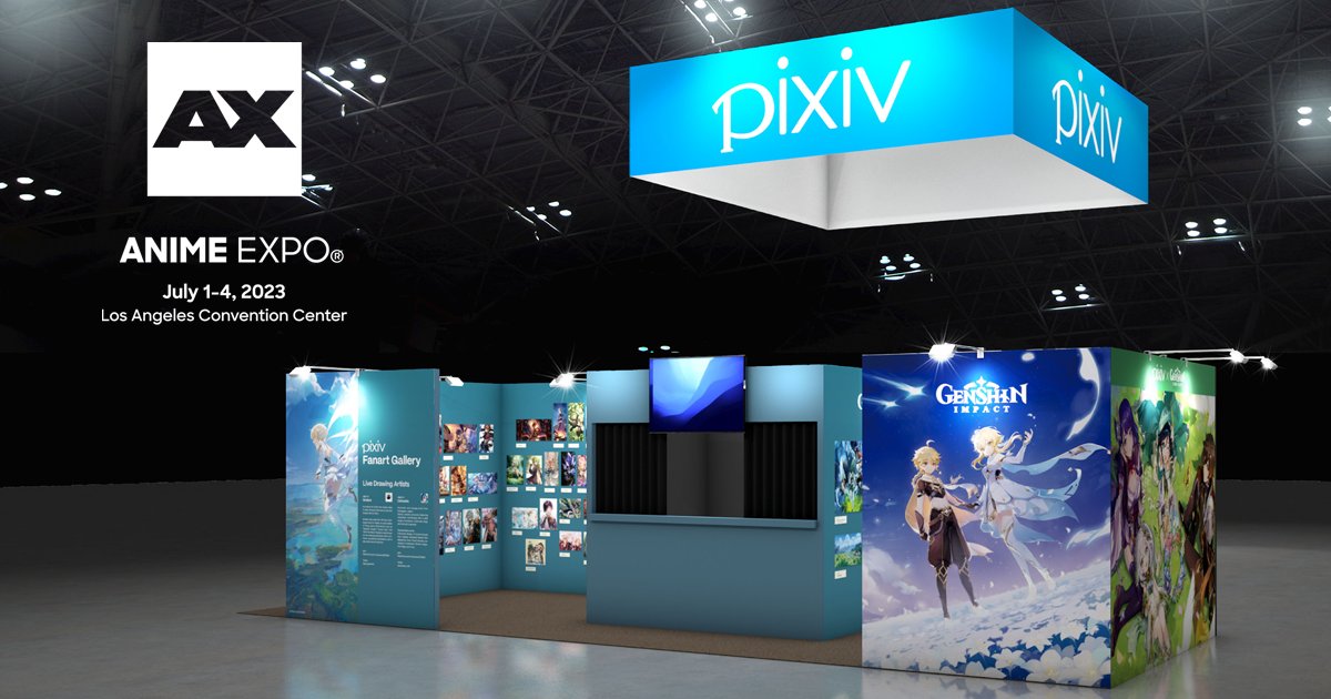 pixivは今年も #AX2023 に参加決定！

原神(@GenshinImpact)とのコラボギャラリーでは、公式提供のキービジュアルはもちろん、pixivに投稿されているすてきな原神ファンアートも展示します。

7/1-4の間、Exhibit Hallの Booth#4506 でお会いしましょう！