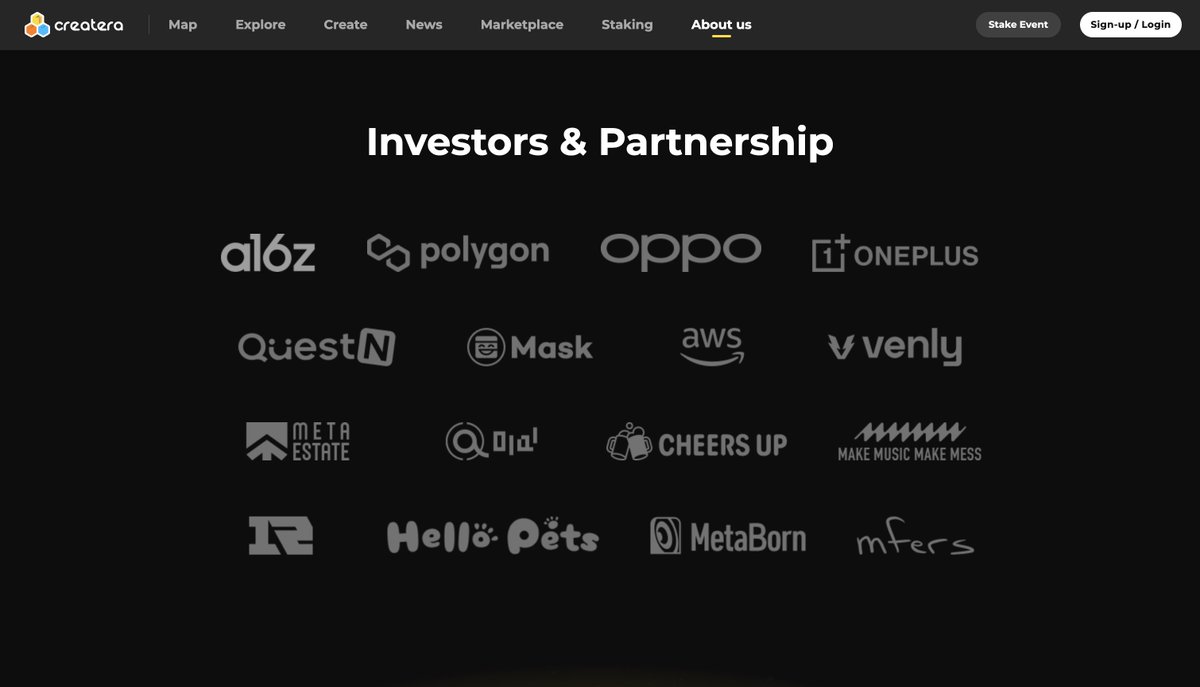 Yo, #Createra fam!

🥳We are truly grateful to showcase our updated Partnership Wall!

😉Swing by and check the squad: createra.fun/about

#PartnerUp #partnership